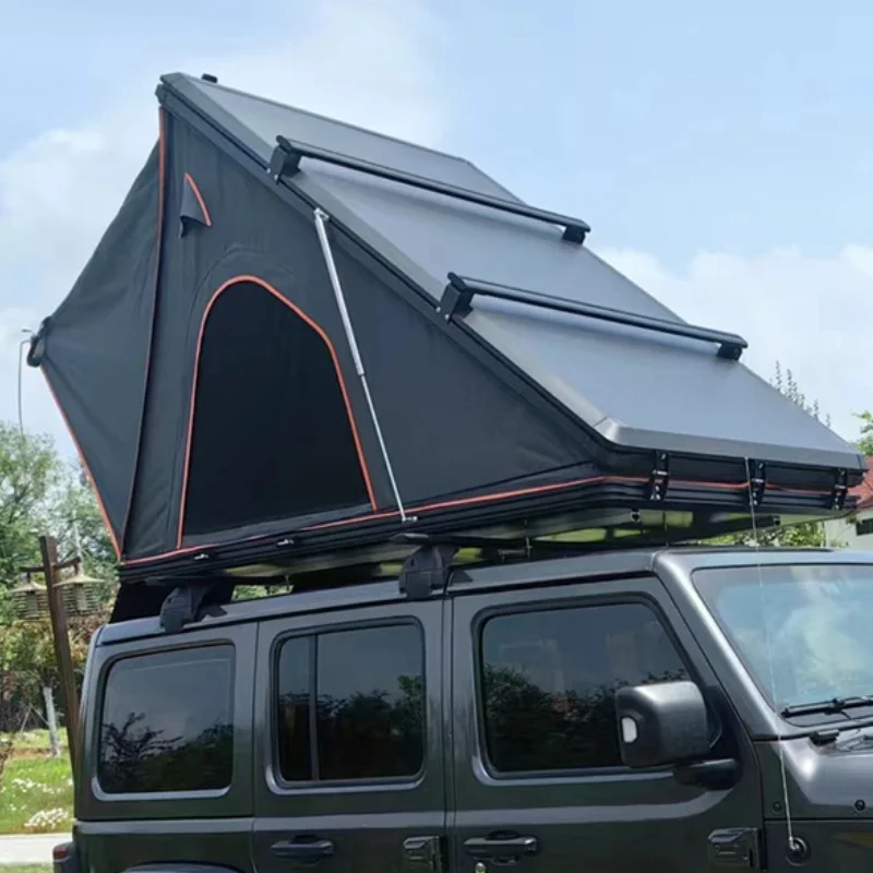 Походная солнечная панель на крыше автомобиля палатка с твердым корпусом легкая треугольная палатка на крыше