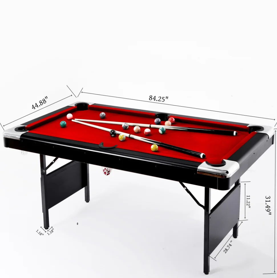 3 in 1 mini pool table Foldable multi game snooker & billiard with  table tennis  and dinning top