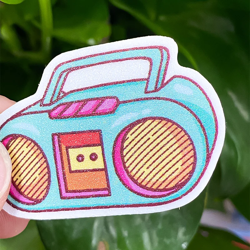 Printing Uv Resist Printing Durable White Vinyl Pvc Pet Self-adhesive Waterproof Die Cut Stickers Logo Custom Stickers