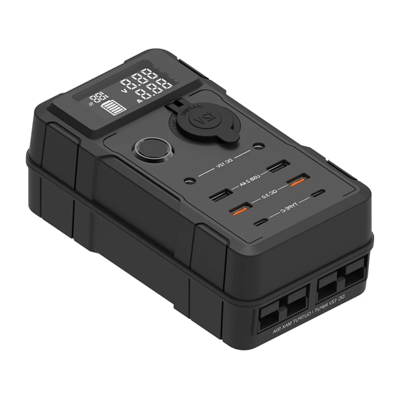 wholesales 12 Voltage-50 Amp Current RV battery charger with QC3.0 PD18W Fasting Charging manufacturer in china