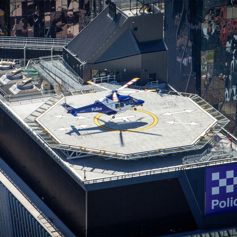 Modern Design Aluminum Alloy Mesh Net Frame Bracket Aircraft Hangar Deck Naval Vessels Cargo Ship Helipad Manufactured Factory