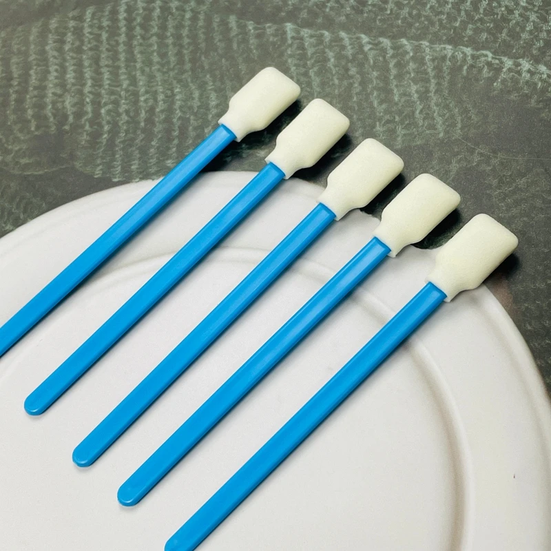 50 PCS Cleanroom Foam Swab Square Head Printhead Car Slot Clean Swab