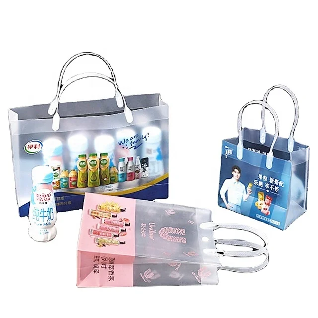 Transparent PP Disposable Visual Plastic Bag Gift Bag
