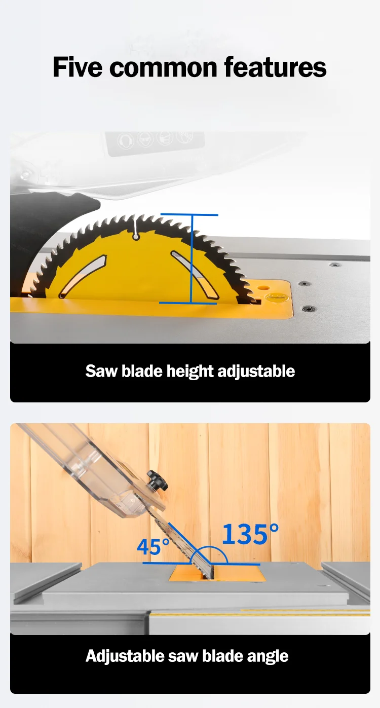 High Effective 210Mm 1500W Portable Saw Table Saw Table Power Saw Table Saw Portable Skil