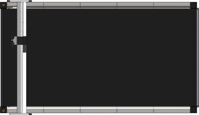 Numerical control digital cutting machine material fixing method vacuum adsorption