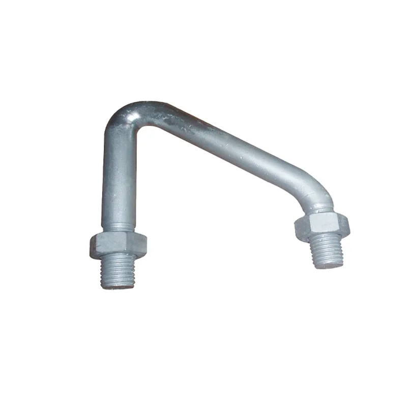 Customized Size Special Bending Any Shape Wire Forming Galvanized Adjustable Metal V Bolts  With Nuts