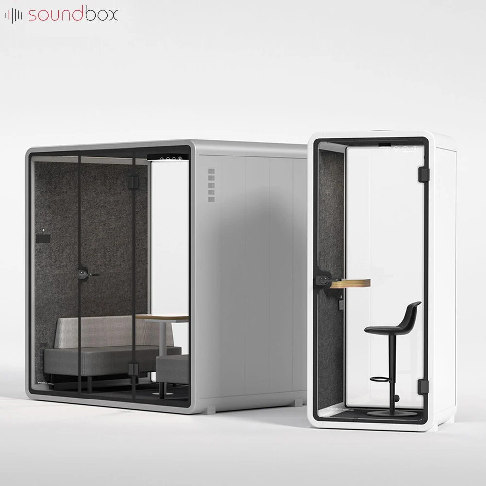 Sound insulate office pod working small soundproof booth smoking cabin private sound-proof booths