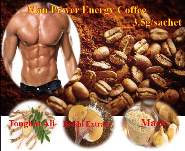 Кофе Man Power с экстрактом Tongkat Ali Maca здоровые травы частная торговая марка индивидуальные