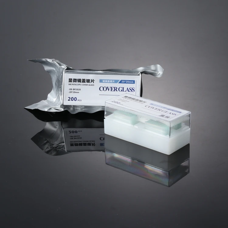 Laboratory Use Microscope Glass Cover Clear Micro Glass Coverslip
