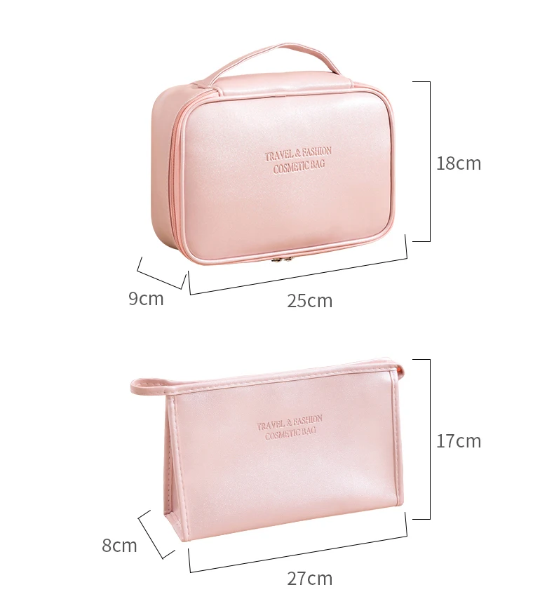 cosmetic bag pink