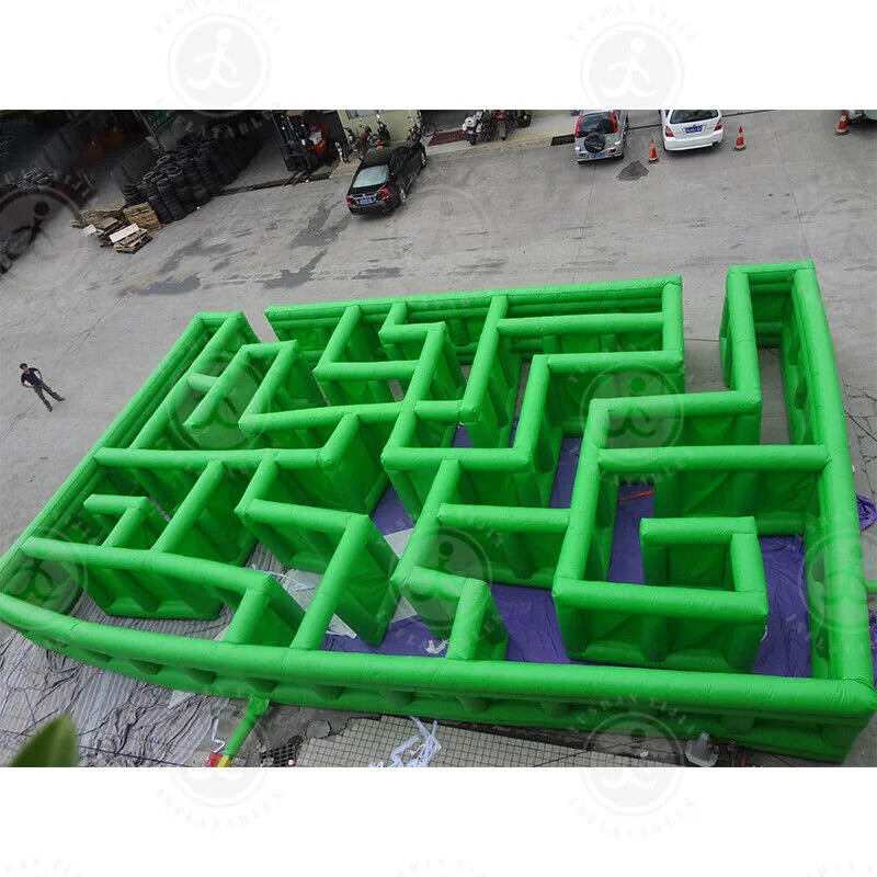 Customized Attractive Color Inflatable Corn Maze, Commercial Used Maze Game, Outdoor Playground Equipment