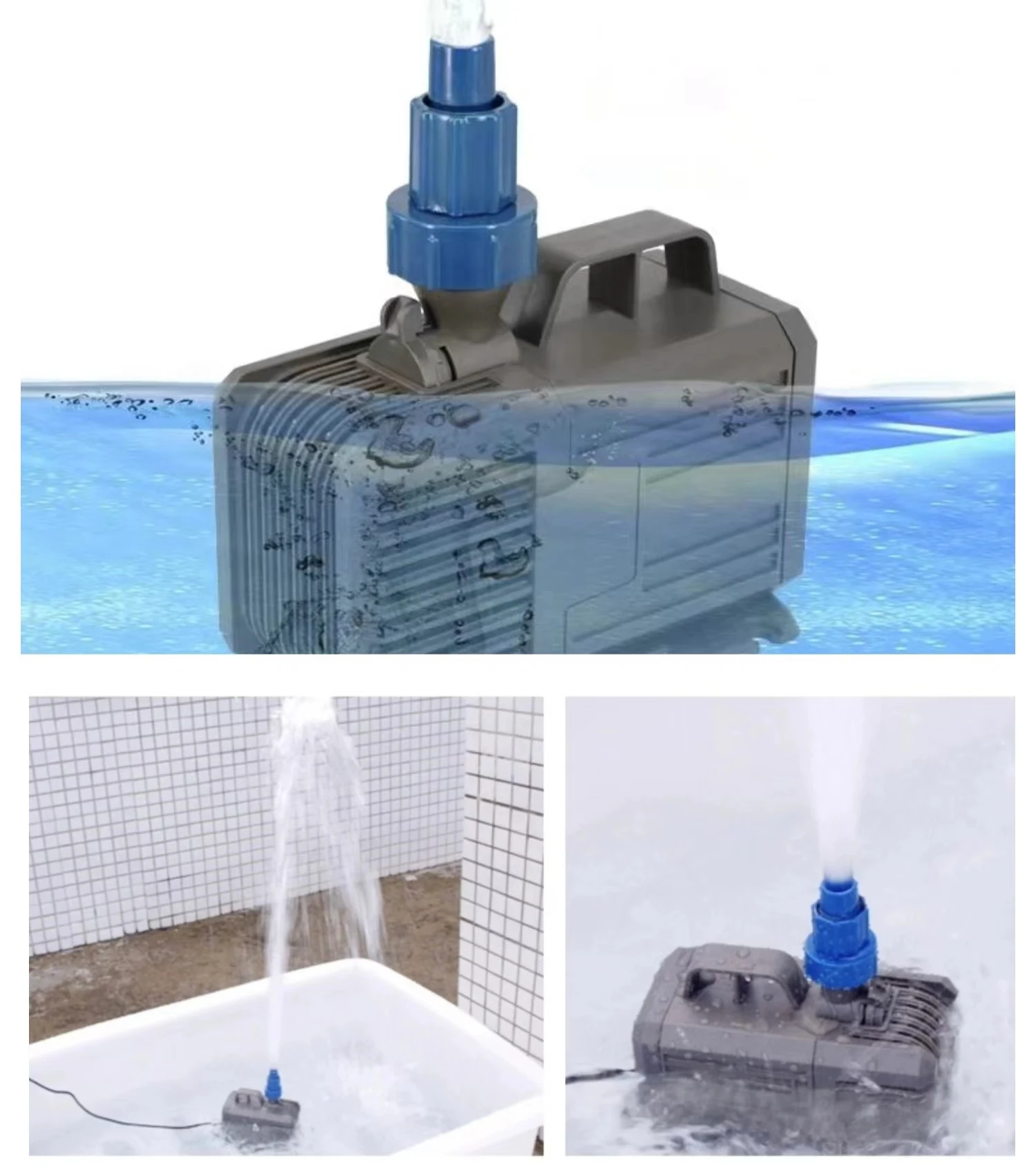 Customizable ac 220v submersible water pump household dewatering fish tank aquarium system vacuum domestic circulation pump