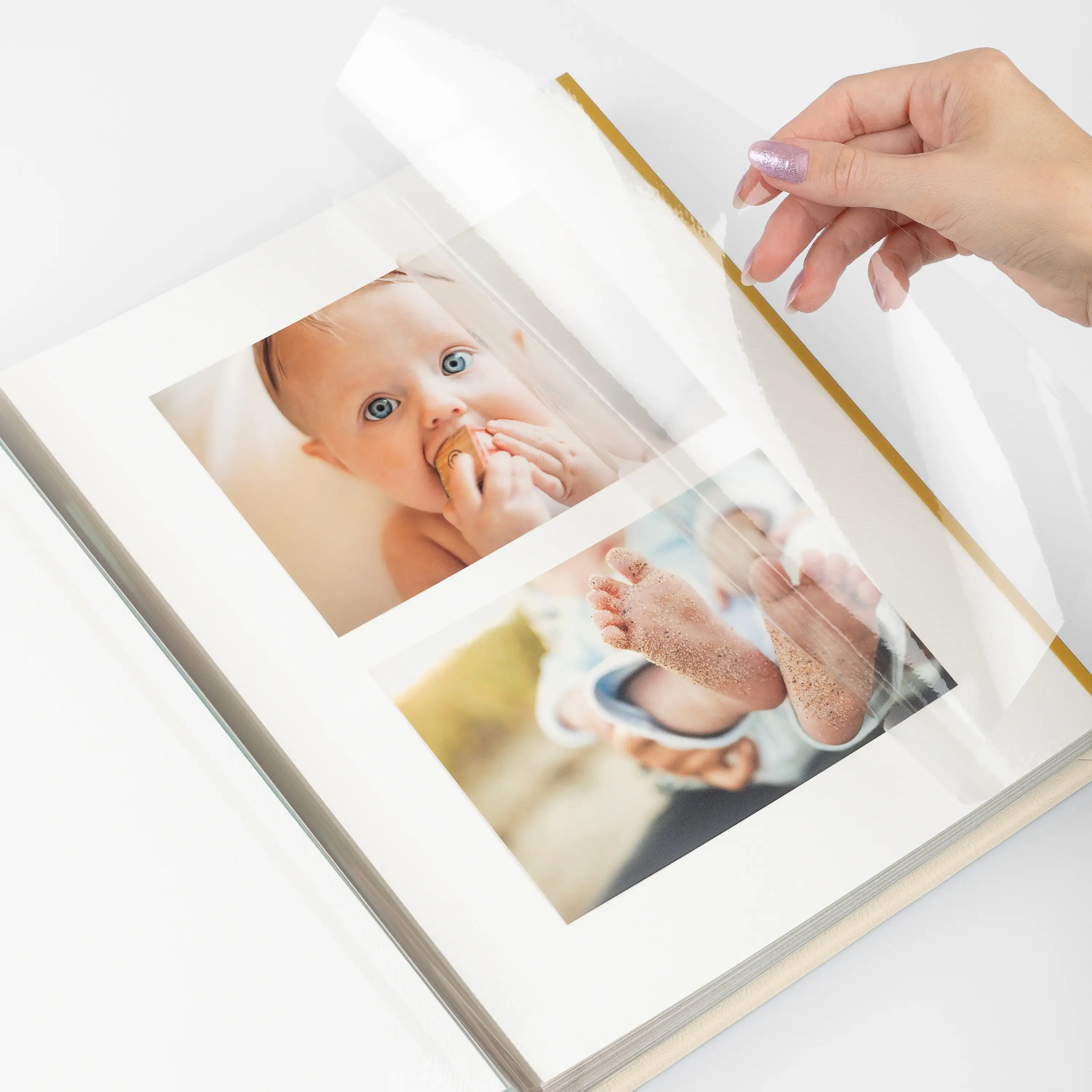 Wholesale Fabric Baby  Custom Photo Album Accessories Self-adhesive Baby Photo Album Photographs Pocket Personalised 4x6 Album
