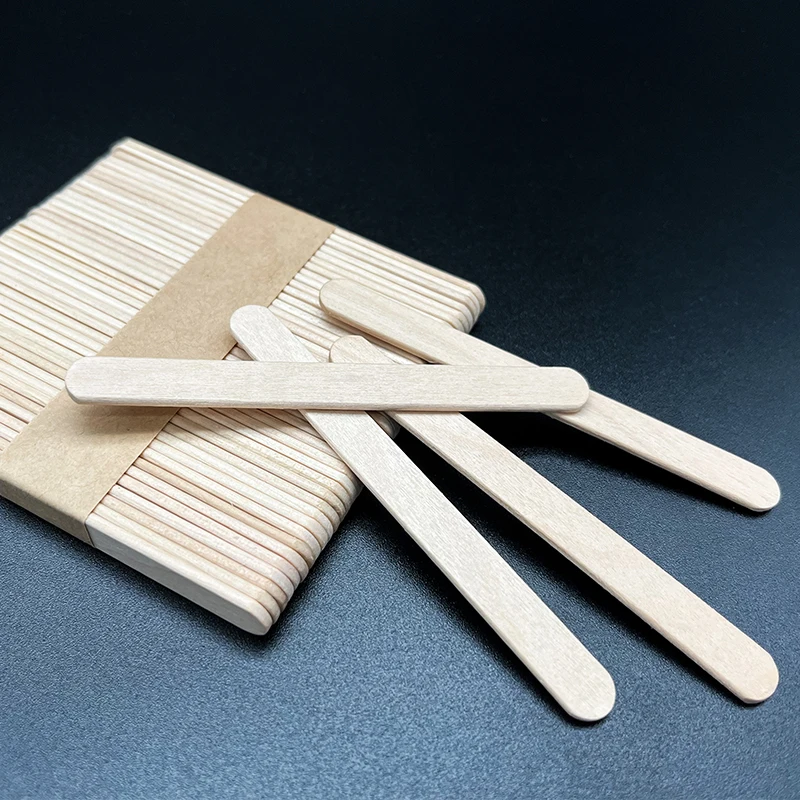 Деревянные палочки для закусок, пищевые биоразлагаемые здоровые палочки для мороженого 93 мм