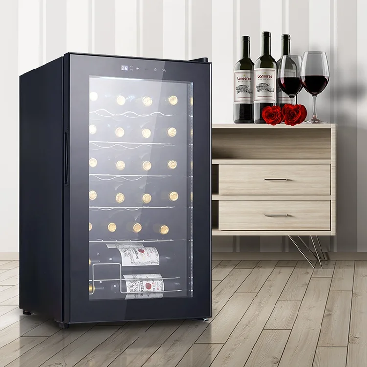 70L Wine Cooler Adjustable Temperature Wine Refrigerator For Household Use