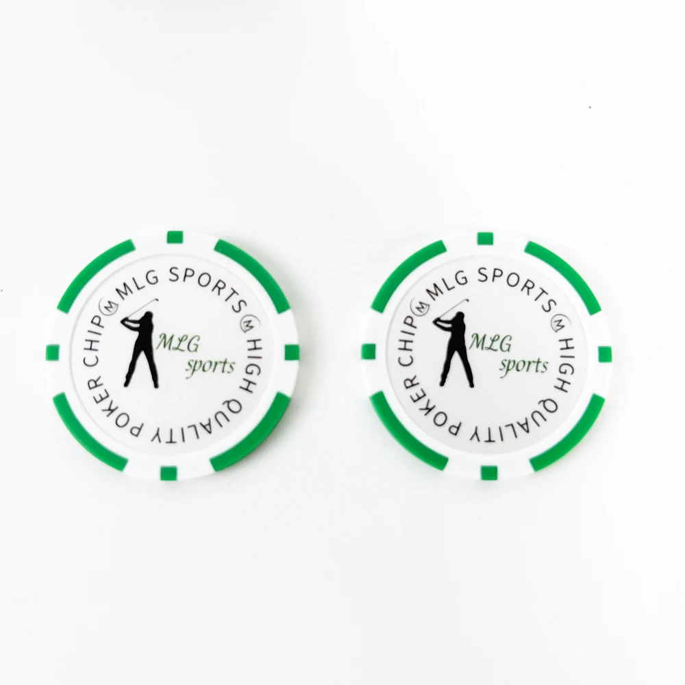 Custom European Poker Chips Cheap Gambling Tokens Casino Abs Clay Golf Ball Marker Poker Chip