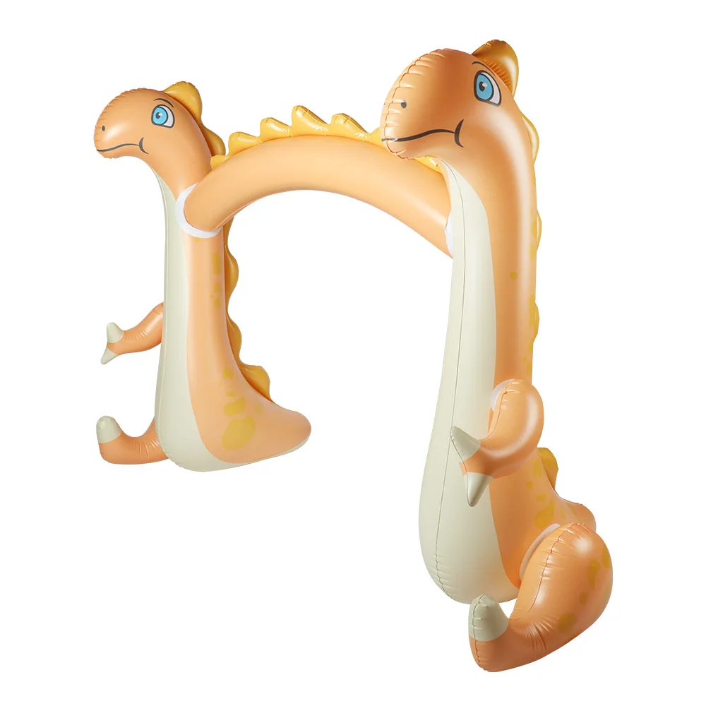 Hot sale dinosaur giant water summer play outdoor commercial water play toy inflatable arch for children