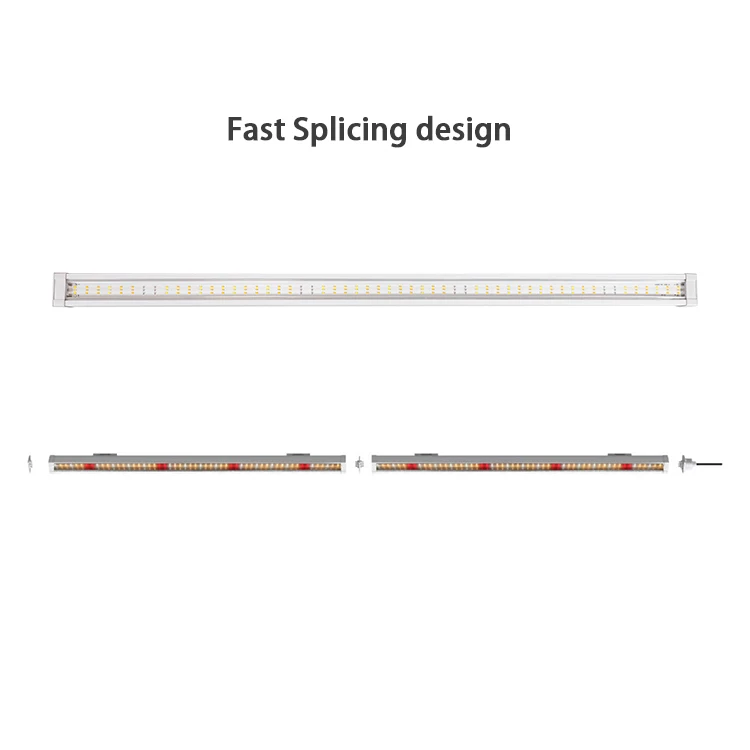 Advanced 65 Watt Clone LED Grow Light fast splicing connect  available APP and knob dimmer function for Greenhouse Plant Grow