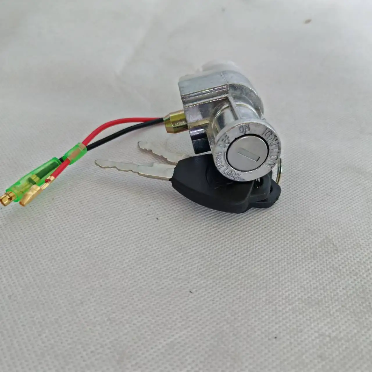 E-Bike Electric Door Lock With 2 Wire Key Switch Electric Motorcycle Door Lock Bike Single Battery Electric Vehicle Lock