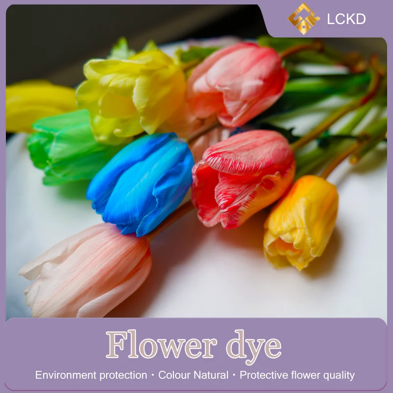 Manufacturer supply Dye the flowers a variety of colors Safe and odorless Flower colorant
