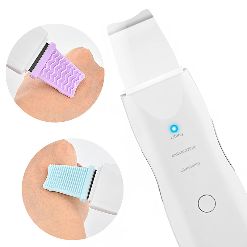 Professional beauty skin care Ultrasonic face Skin Diamond Scrubber Home salon Easy operation skin Peeling face scrubber