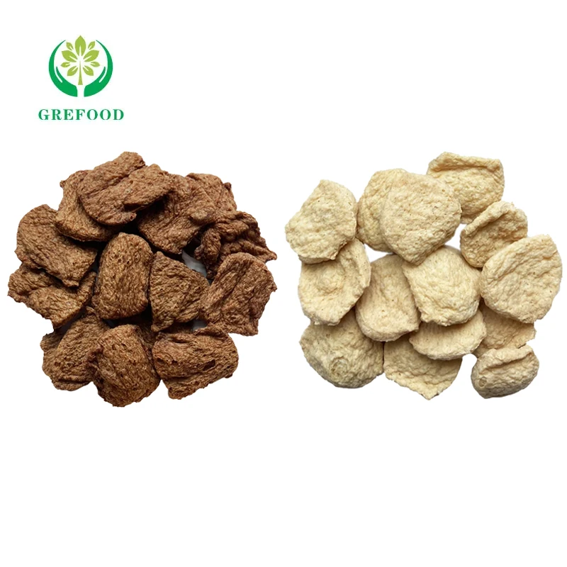Simulates meats natural structure TVP Best Sale 60% Protein low fat textured vegetable protein Organic vegetarian meat