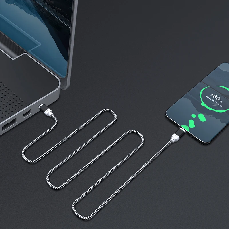 От китайского OEM ODM производителя анти-брейк 1m 2m 3M usb кабель с нейлоновой оплеткой с металлическим наконечником с фактурой данных usb кабель для быстрой передачи данных type-C type C кабель для Android