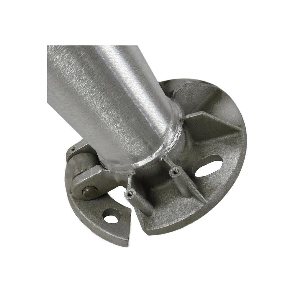 Dip Galvanized Antique Square Street Lighting Waterproof Lamp Pole Led Post transmission control Cast Aluminum Light Pole Base