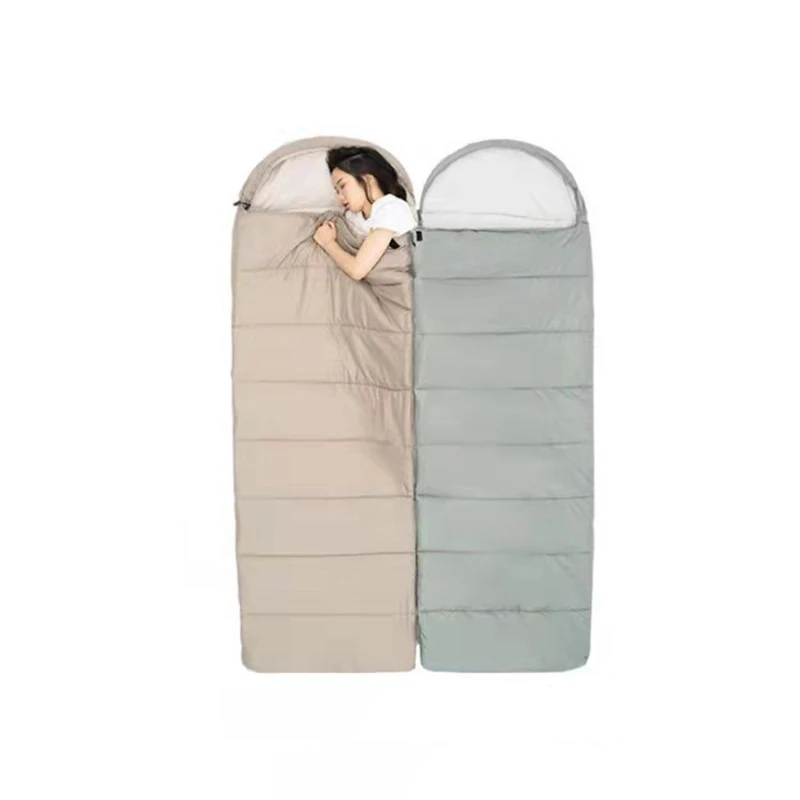 High Quality Waterproof sleeping bag Camping Spliceable envelope sleeping bag Light cotton sleeping bag