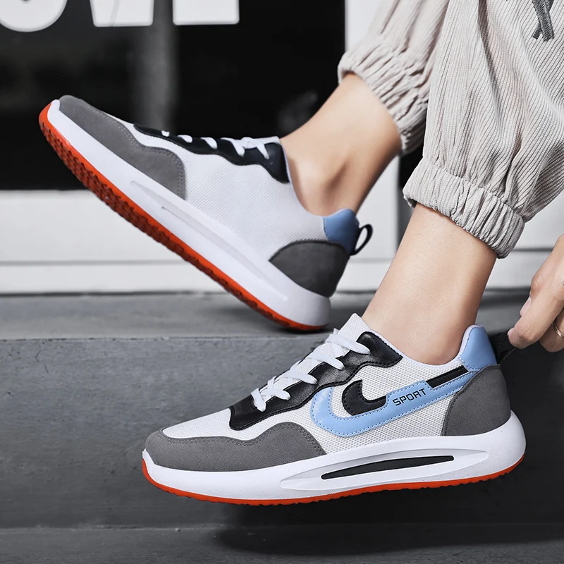 Factory Price Custom Sneaker Zapatillas De Deporte Para Hombre Wholesale New Styles Calzado Hombre Pvc Men Shoes 2024