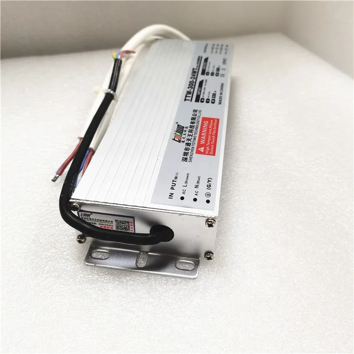 Totiwo LED driver300W 12,5 Awaterproof IP67Power Supply24V трансформатор постоянного тока адаптер ультра-тонкие и прочные, защита от низкого напряжения питания