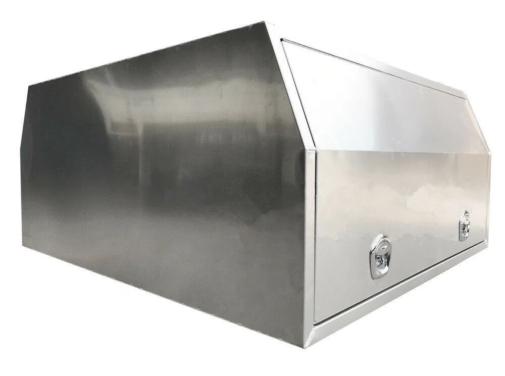 Wholesale Custom-Size Aluminum Tool Box Low MOQ Ute Canopy for Truck Protection and Storage Purpose