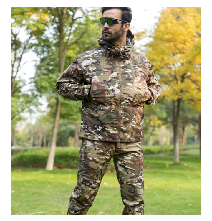 Combat Camouflage Uniform Frog Suit Outdoor Training Hunting Long Sleeve Shirt Pants Camouflage Tactical Clothing