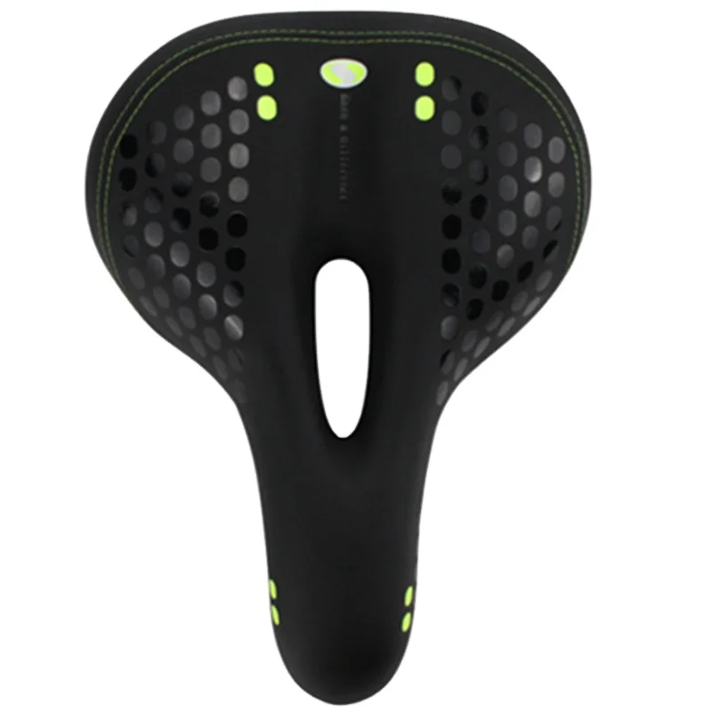 Waterproof Mountain Cycling Bike Accessories Oversize Bike Comfortable Bicycle Saddles Bicycle Leather Saddle