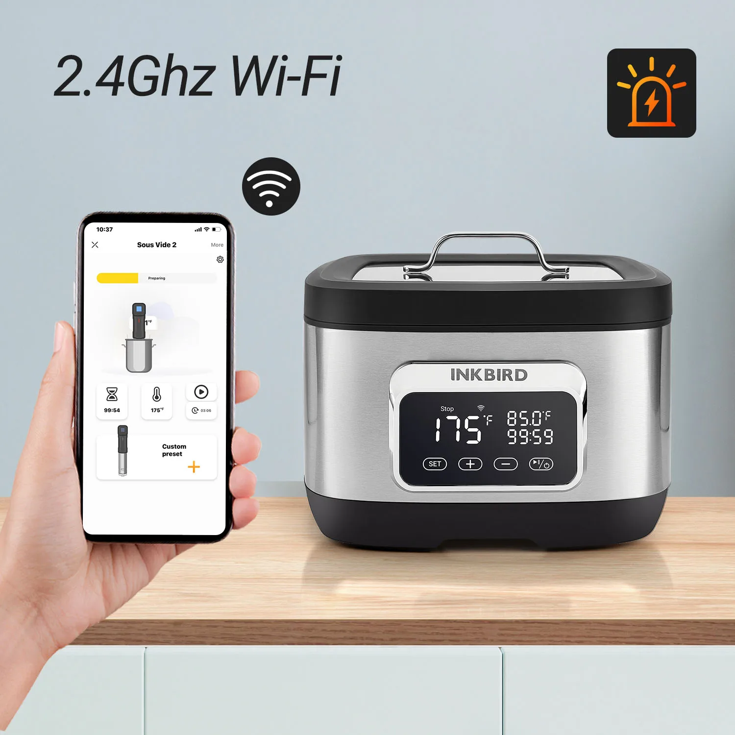 INKBIRD ISV-500W «Все-в-одном» Sous плита 700 Вт Wi-Fi машина точный контроль температуры и