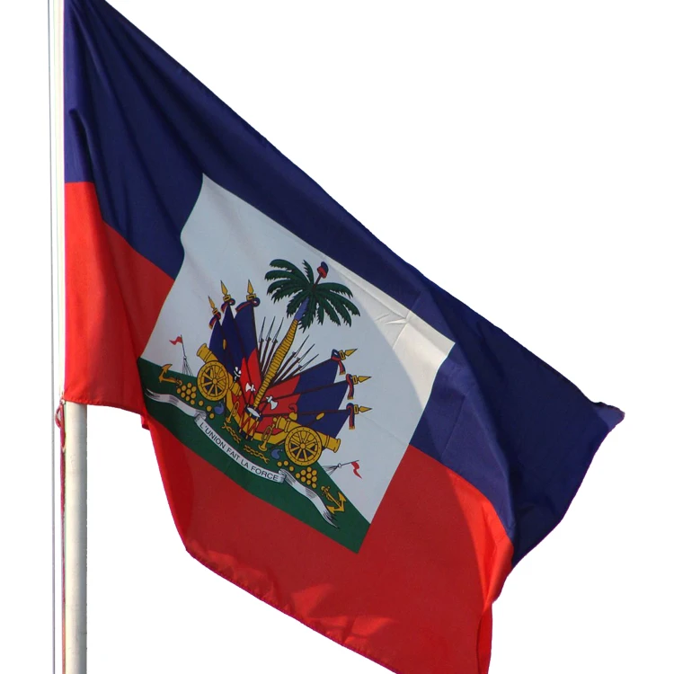 
Custom Printed Flying Printer Canada National Italian Country Polyester haitian flag 