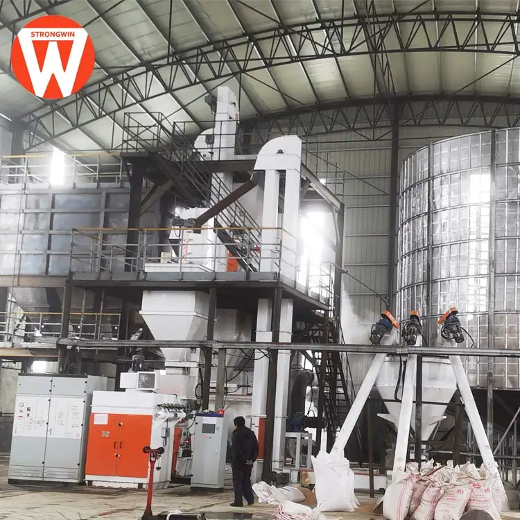 5T/H full automatic animal pellet feed production plant poultry feed pellet process line for chicken