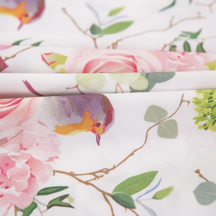 Reayol digital printed 30s viscose rayon fabric stocklot