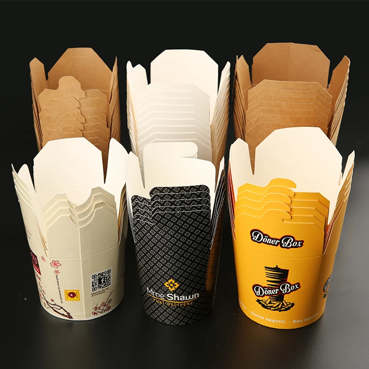 Disposable fast food takeaway fried chicken fried rice chicken nuggets cake carton packaging