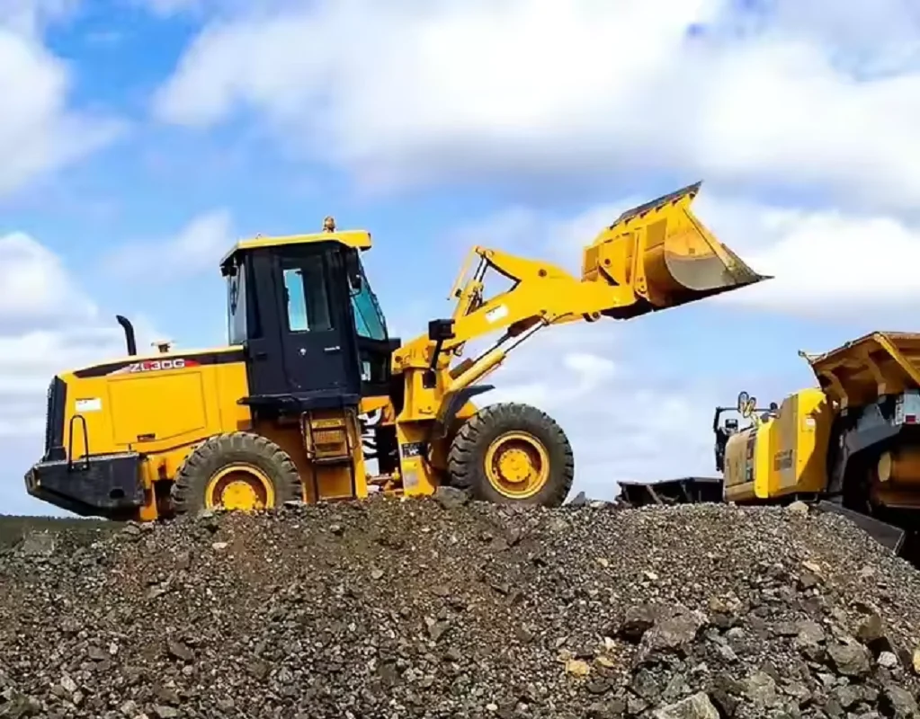 Chinese Brand 3 Ton Wheel Loader ZL30GN With Rock Bucket for Sale