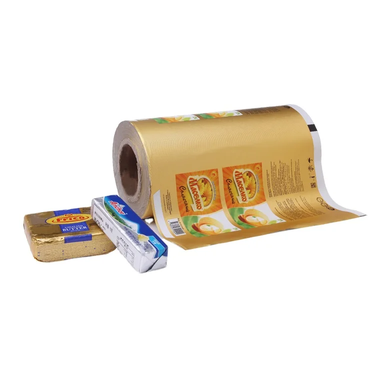 embossed printed designed Aluminium Foil Butter Papers  Margarine Aluminum Foil Packaging paper