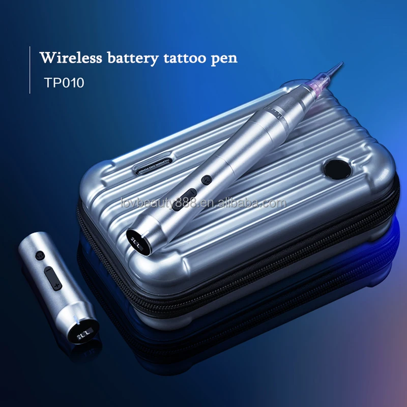Newest Custom PMU Tattoo Machine Eyebrow Permanent Makeup Universal Cartridge Microblading Electric Tattoo Pen For Eyebrow Lip