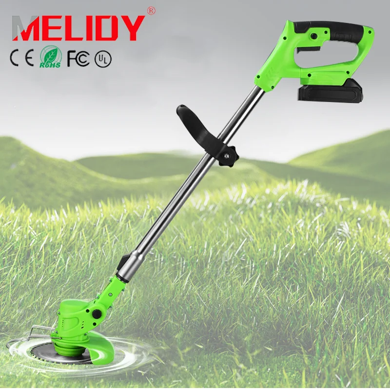 24V 48V 96V 150W 200W 300W Electric Cordless Cutter Household Weeder Handheld Lithium Electric Home Lawn Mower with Battery