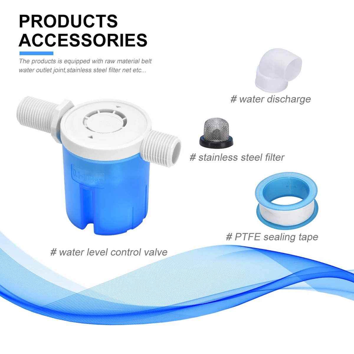 Factory Wholesale Float Valve Water Tank Float Ball Valve Water Level Control Valve Switch