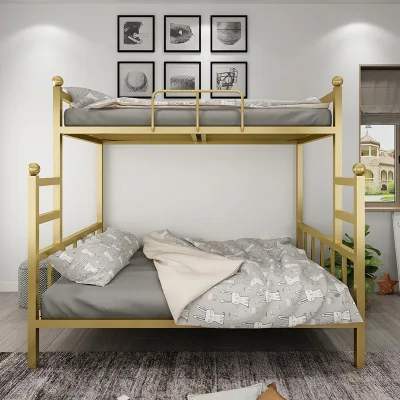 Kids Bunk Beds Design High Quality Hot Sale Metal Fashion Children Bedroom Furniture Customized ISO Loft Bed Round Bed Modern