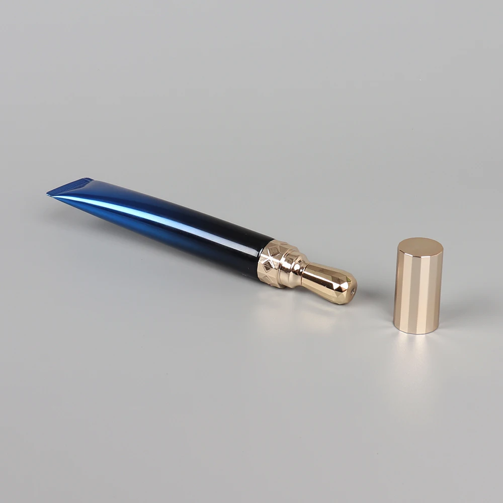 Luxury Laminated soft squeeze eye cream packaging plastic cosmetic tube