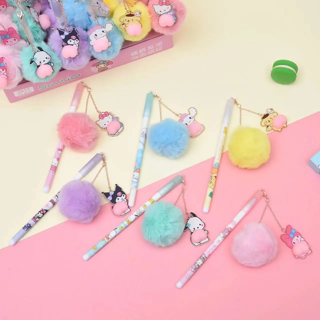 Attractive Price New Type Creative Girl Cute Gel Pen Cartoons Colorful Pen Stationery Kawaii