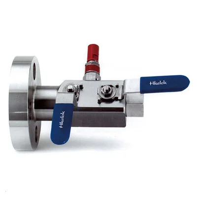 Hikelok High pressure Flange Double Block valve and stainless steel Bleed Valves