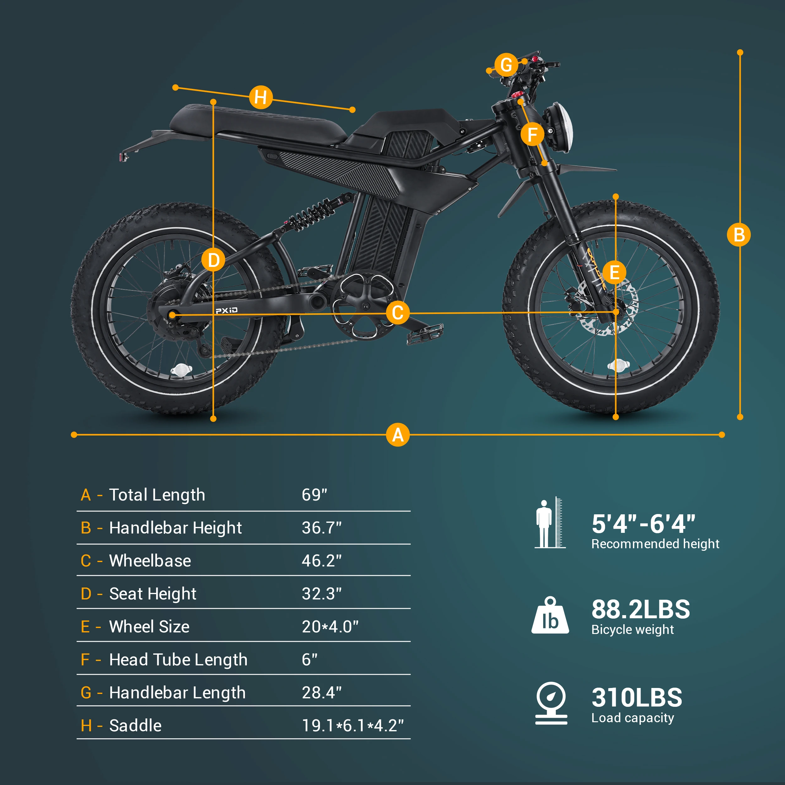 PXID US warehouse most popular commute e bike bicycle fat tire 750w motor bikes for adults bicycle road bike