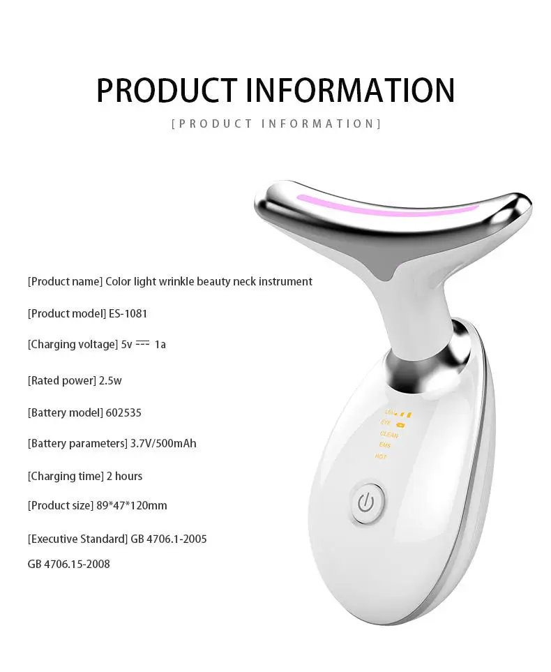 Order Custom 2023 LED Photon 3 Kinds Of Light Treatment Skin Scalp Machine Face And Neck Lift Massager To Remove Wrinkles